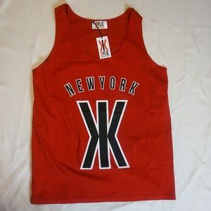 KYLIE New York Red & Black Tank- Jersey